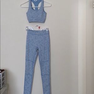 Gymshark fleur set (blue)